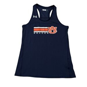 Under Armour x Auburn Soccer Women's Player Issue Tank Top Size M 17 x 26